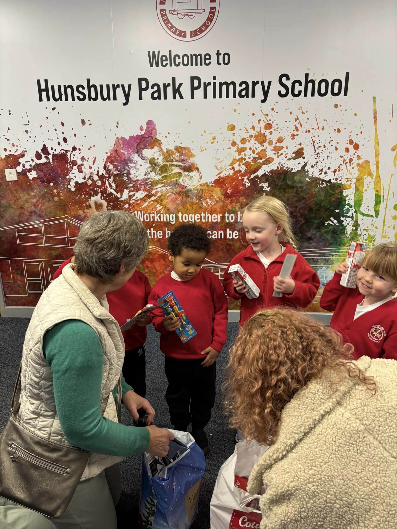 At Hunsbury Park School