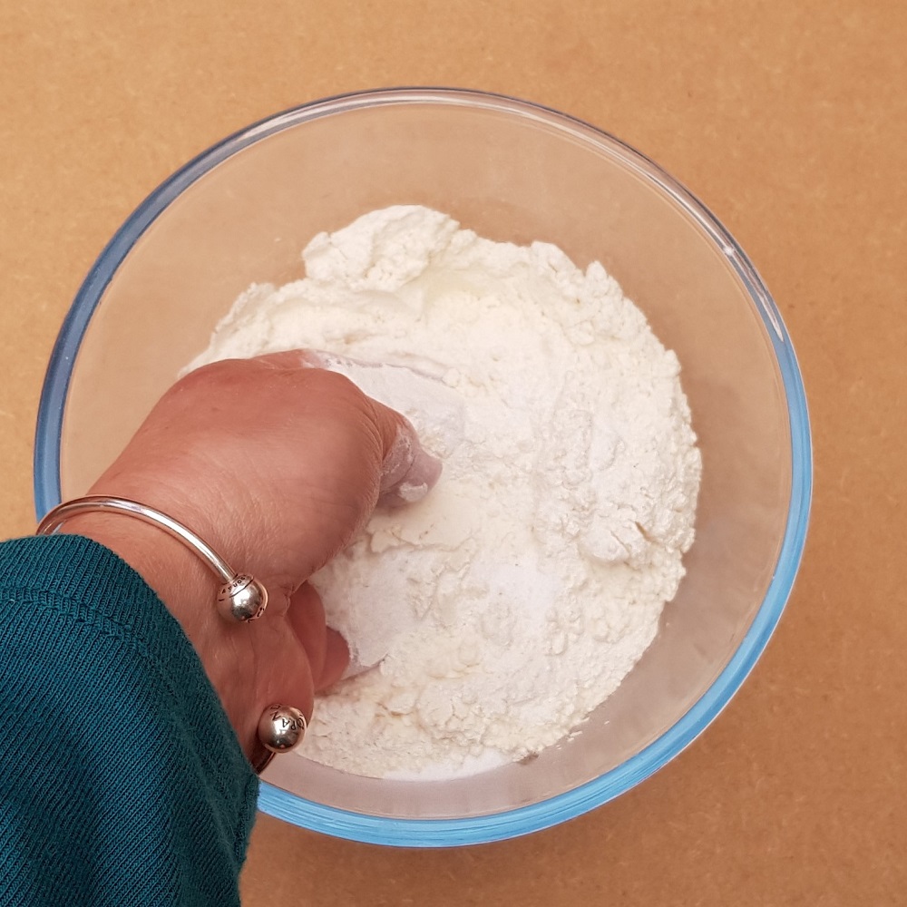 Salt dough step 1