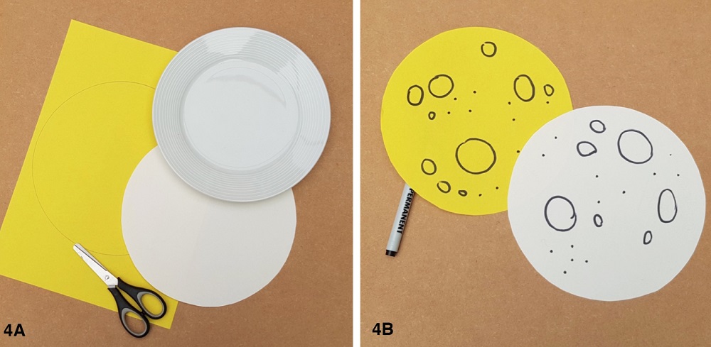 Flyer saucer step 4a and 4b