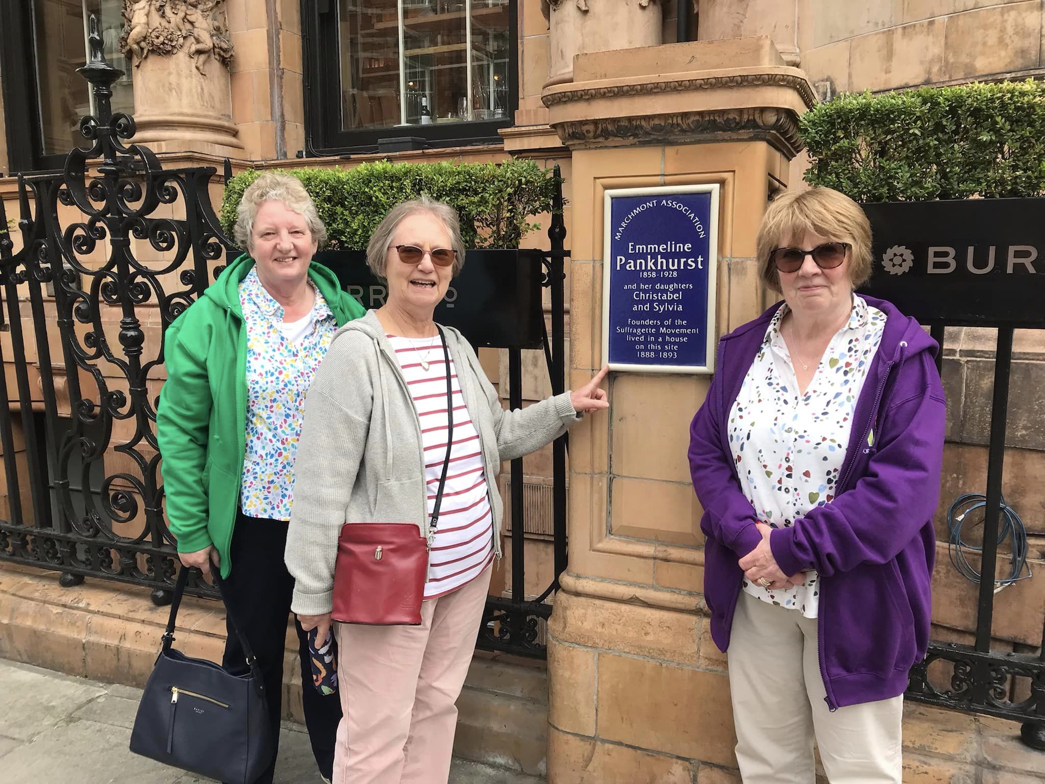 24.06 Emmeline Pankhurst plaque