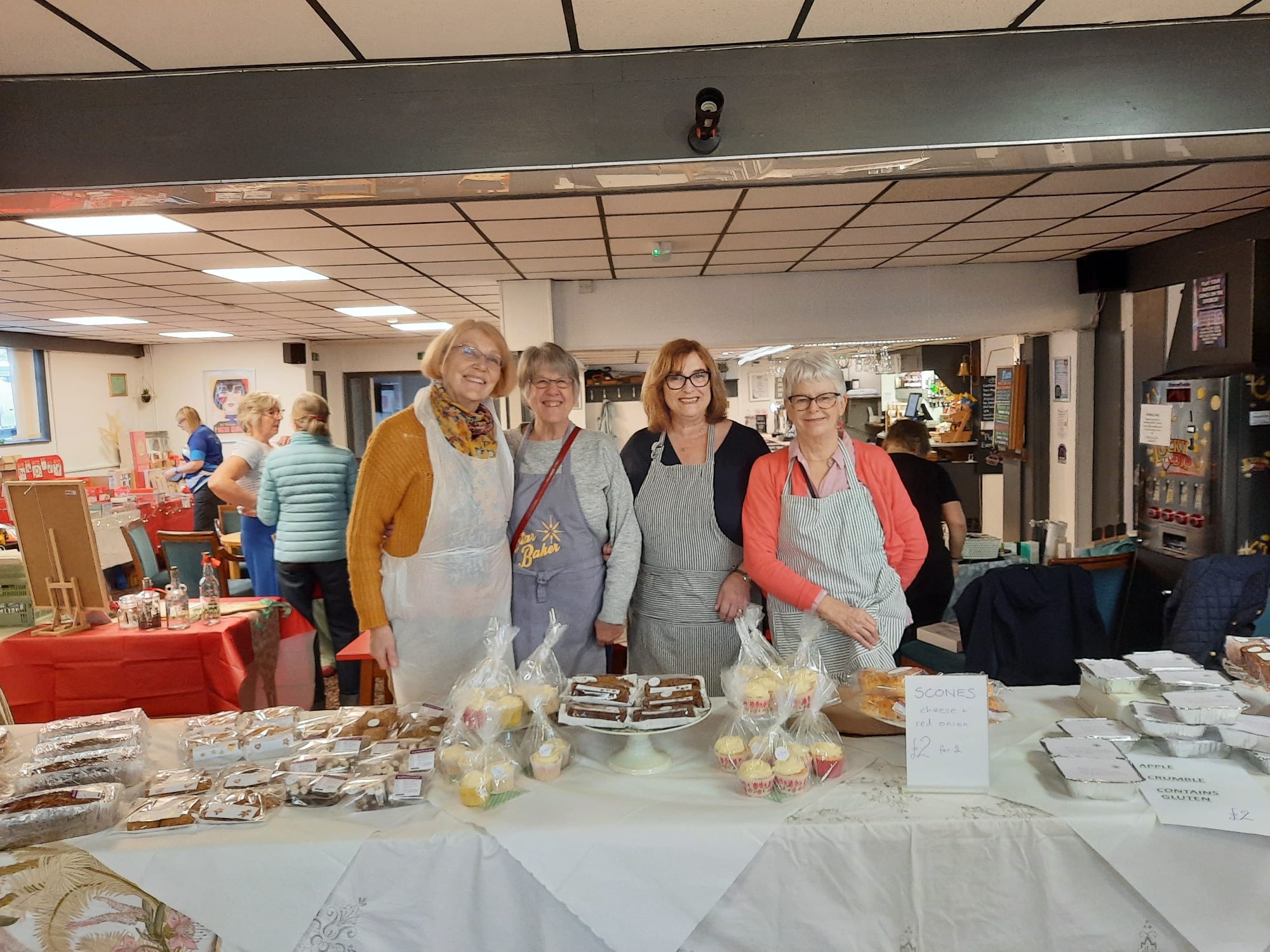 Great Doddington WI committee supported Great Doddington Club Craft Fair