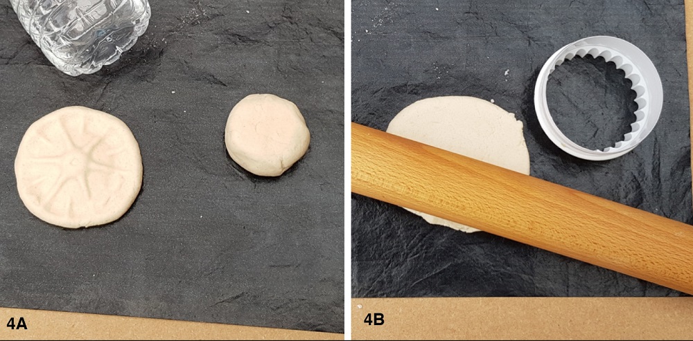 Salt dough step 5a and 5b