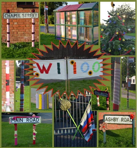 Centenary yarn bombing