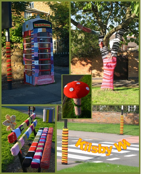 Centenary yarn bombing